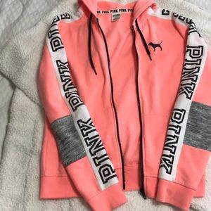 Victoria Secret pink zip up jacket!